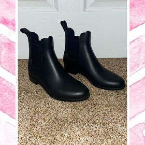 Sam Edelman Black Short Rain Boots
